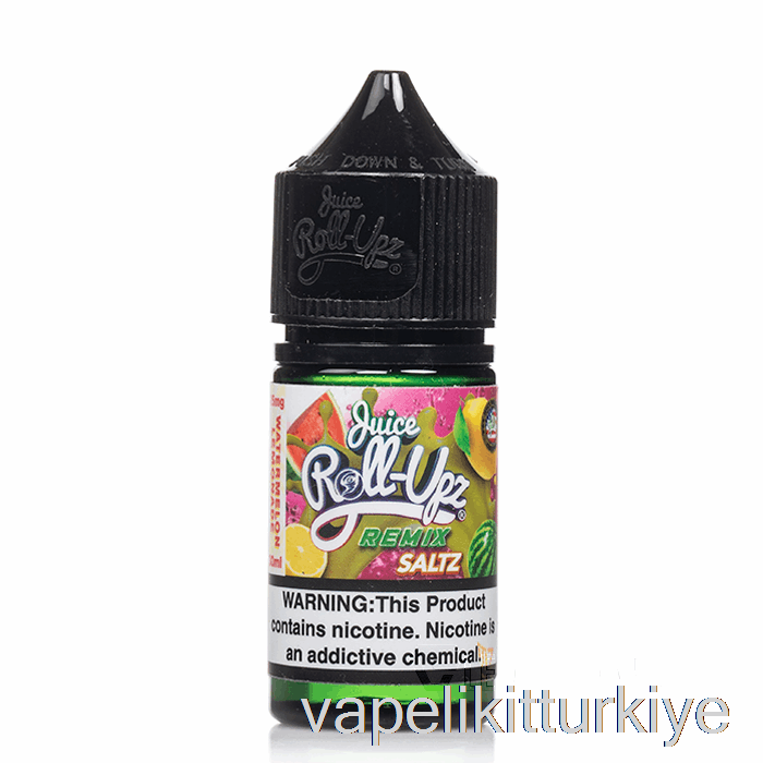 Vape Türkiye Karpuz Limonata - Meyve Suyu Roll Upz Remix Tuzları - 30ml 25mg